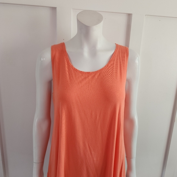Chantal Côté Design orange sleeveless top/ camisole size S - Picture 4 of 10